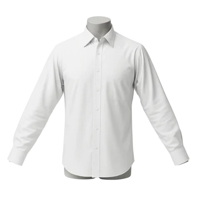 Boy White Uniform Shirt