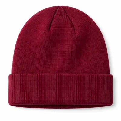 Mehroon Woolen Cap