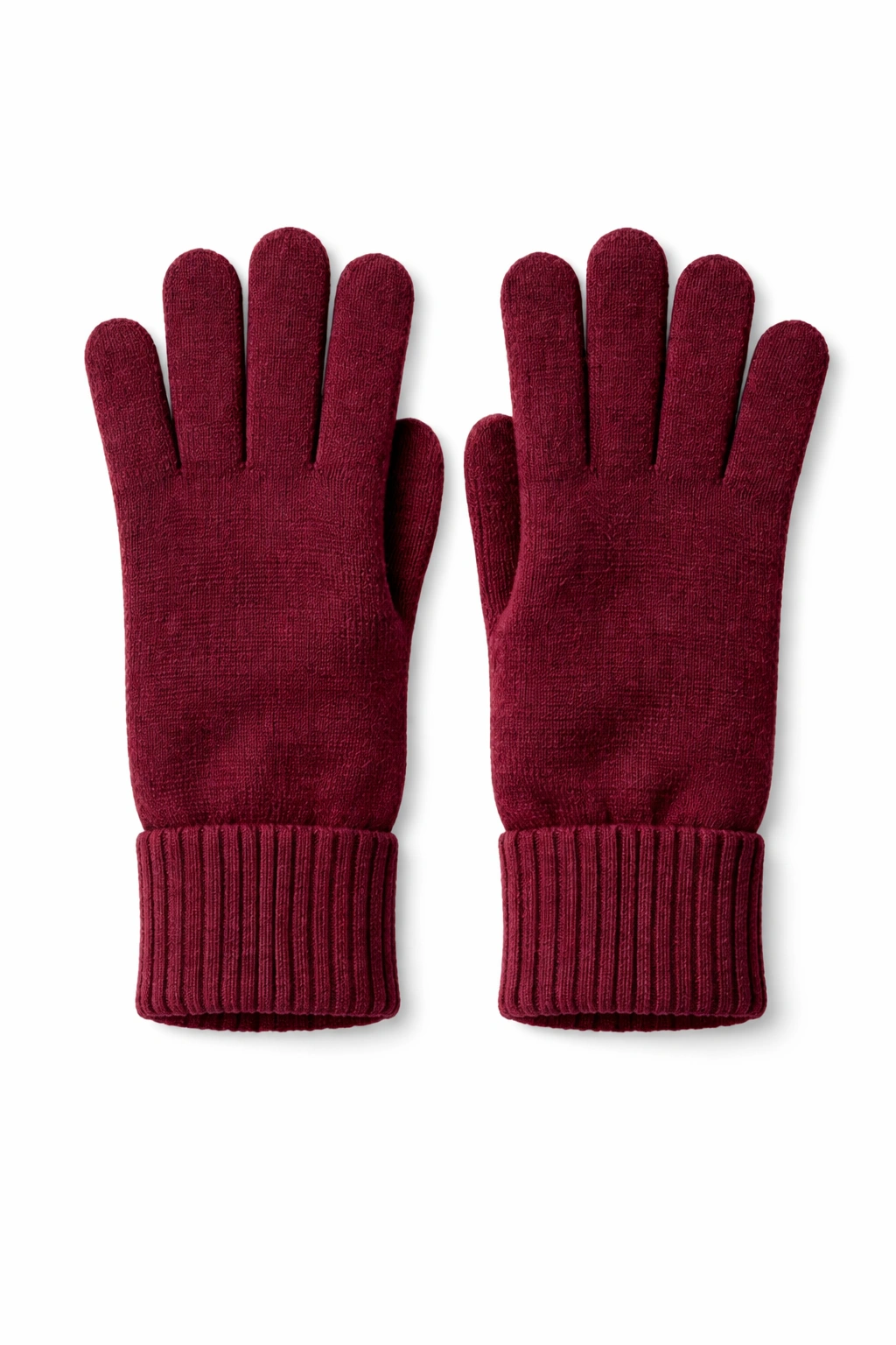 Mehroon Woolen Gloves