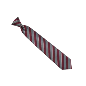 Mehroon & Grey Strap Tie